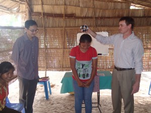 Baptisms in the village